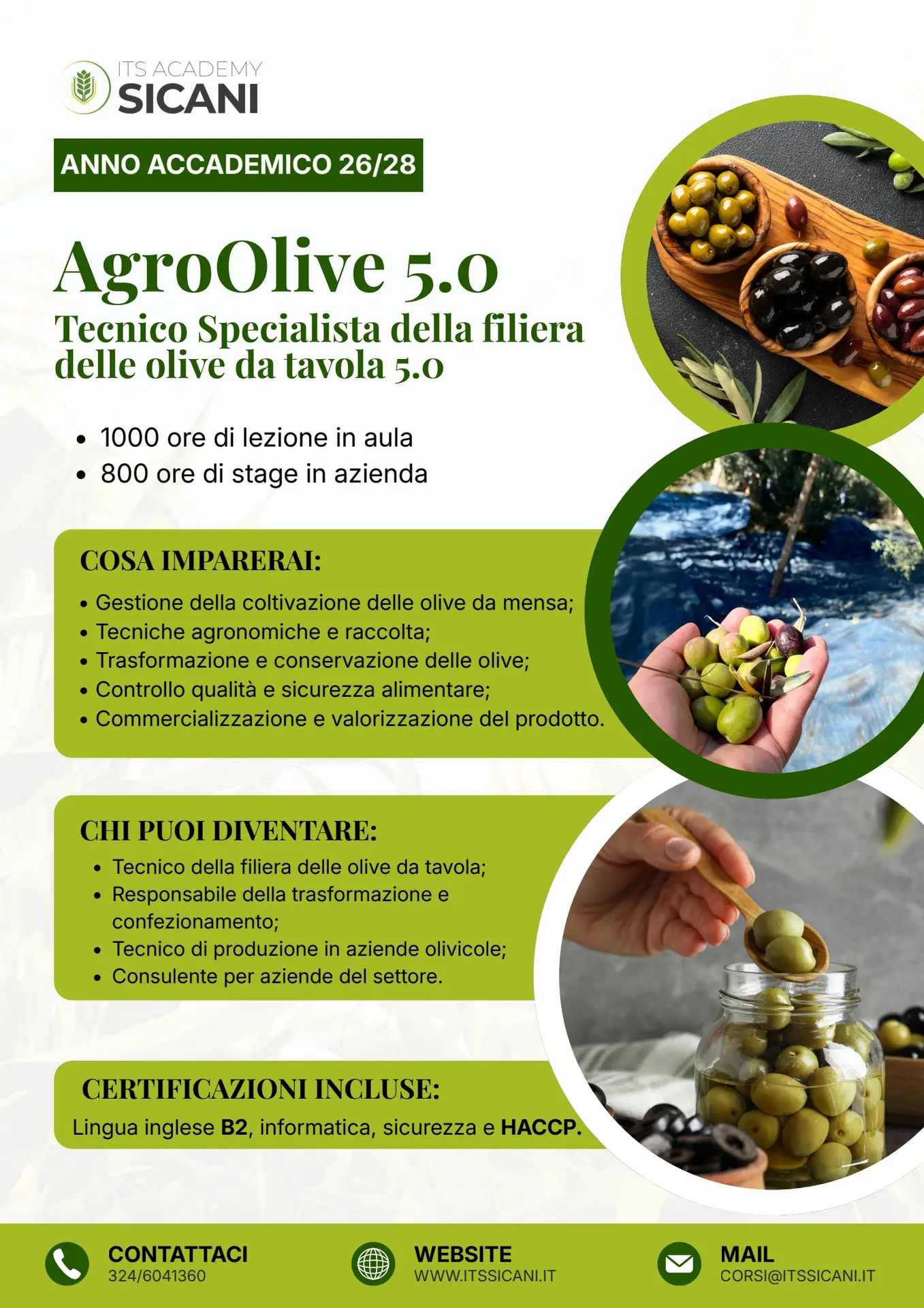 Agro Olive 5.0 – Castelvetrano (TP) – A.F. 2026/2028